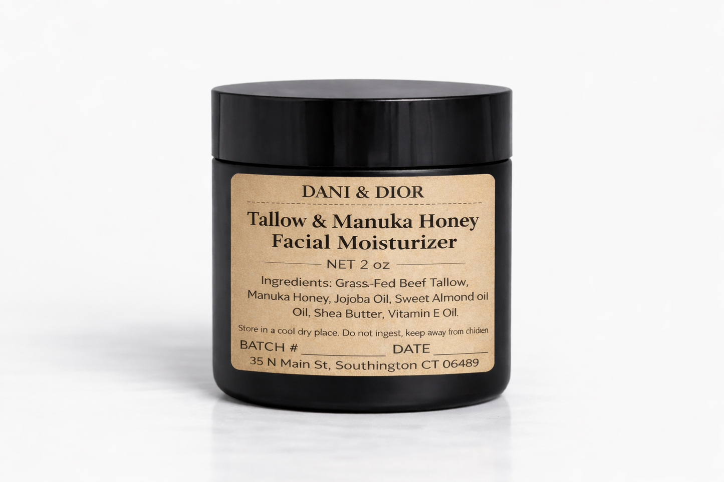 Tallow & Manuka Honey Facial Moisturizer