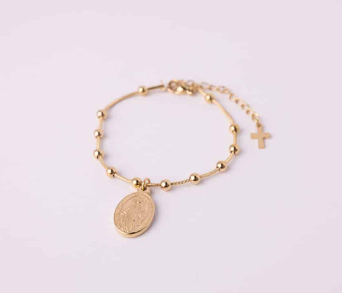 Blessed Grace – Gold Medal Bracelet