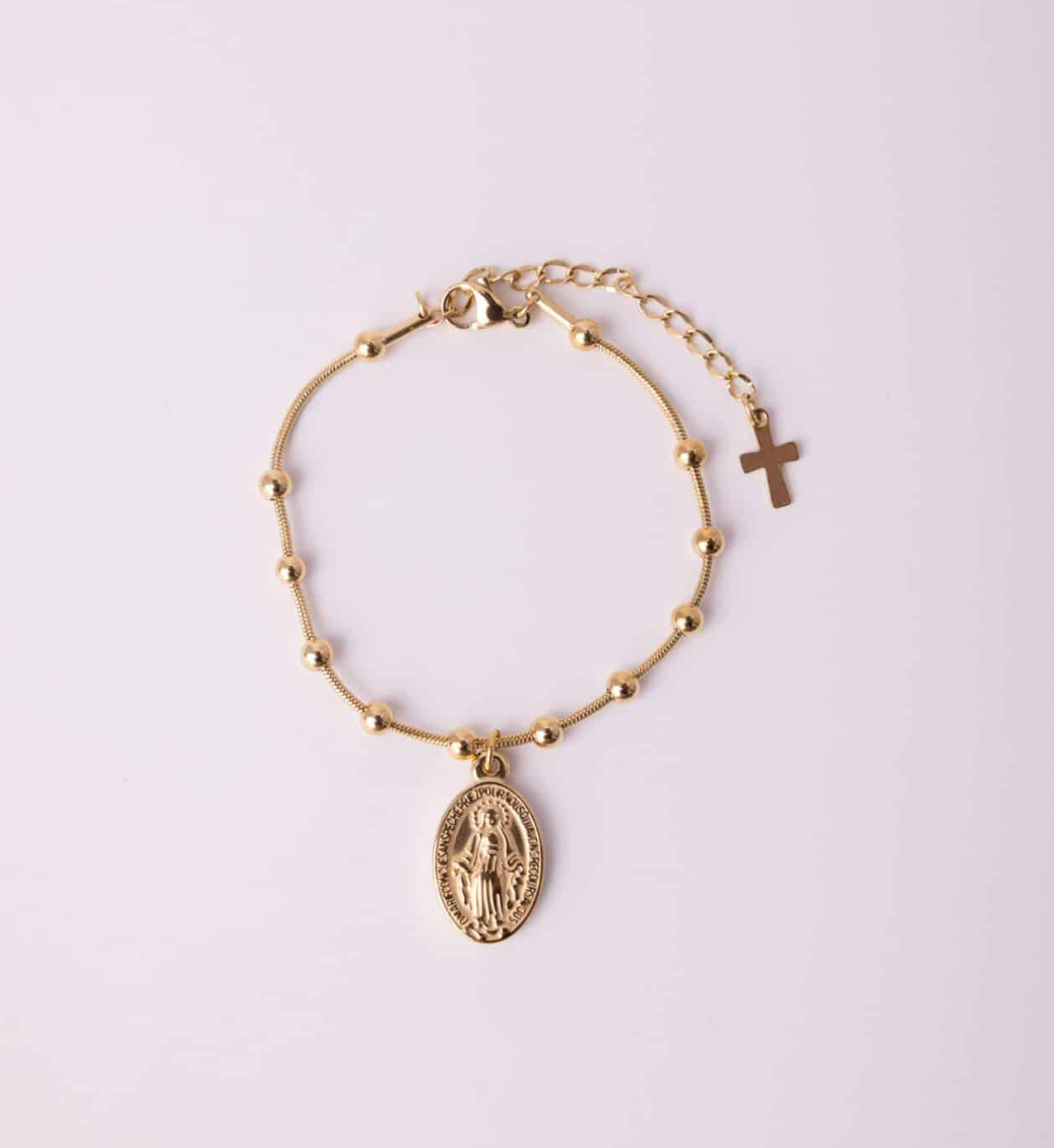 Blessed Grace – Gold Medal Bracelet