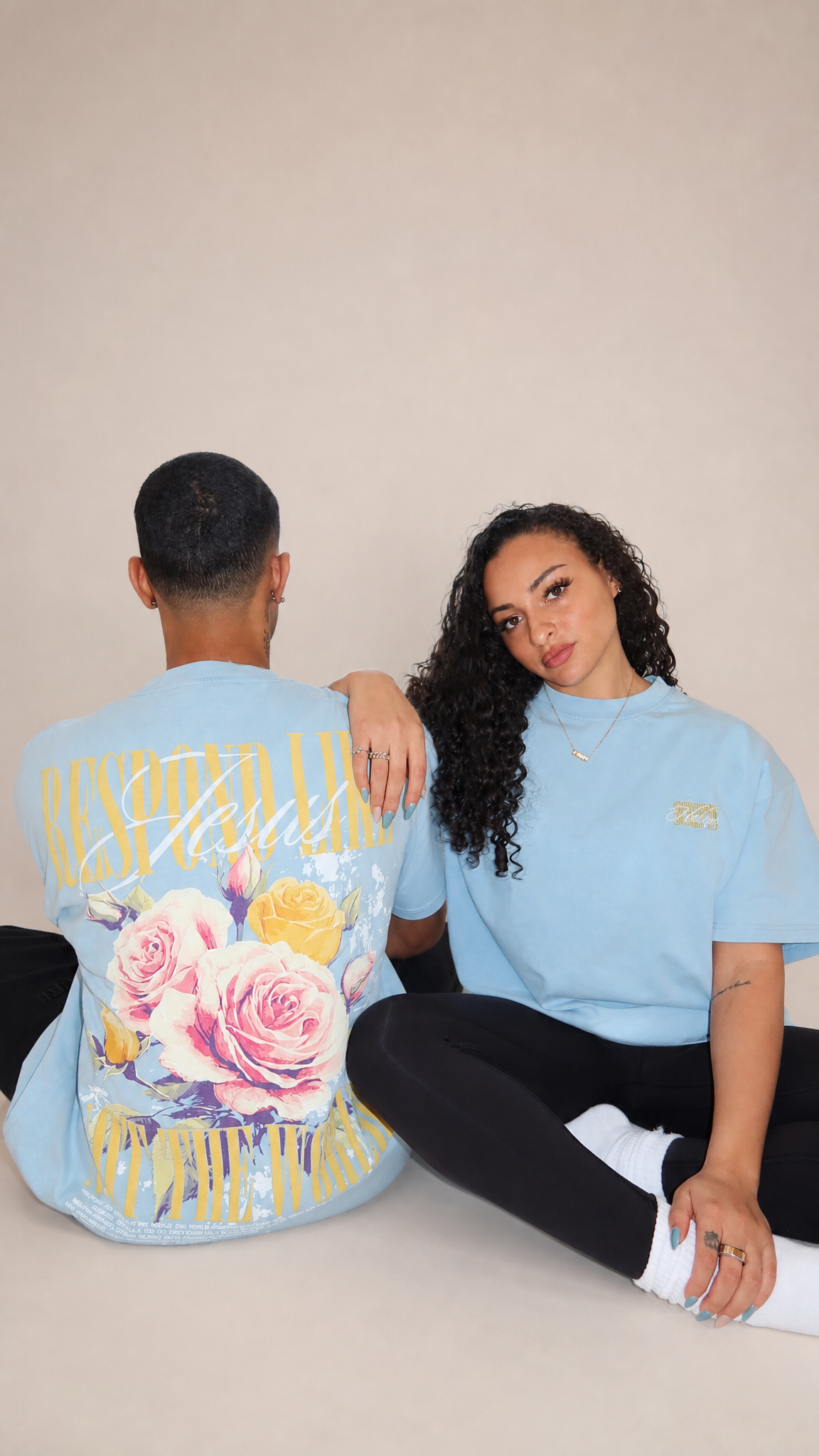 Respond Like Jesus Oversized Heavyweight Tee