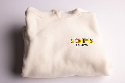 Beige Heavyweight Fleece Faith Hoodie