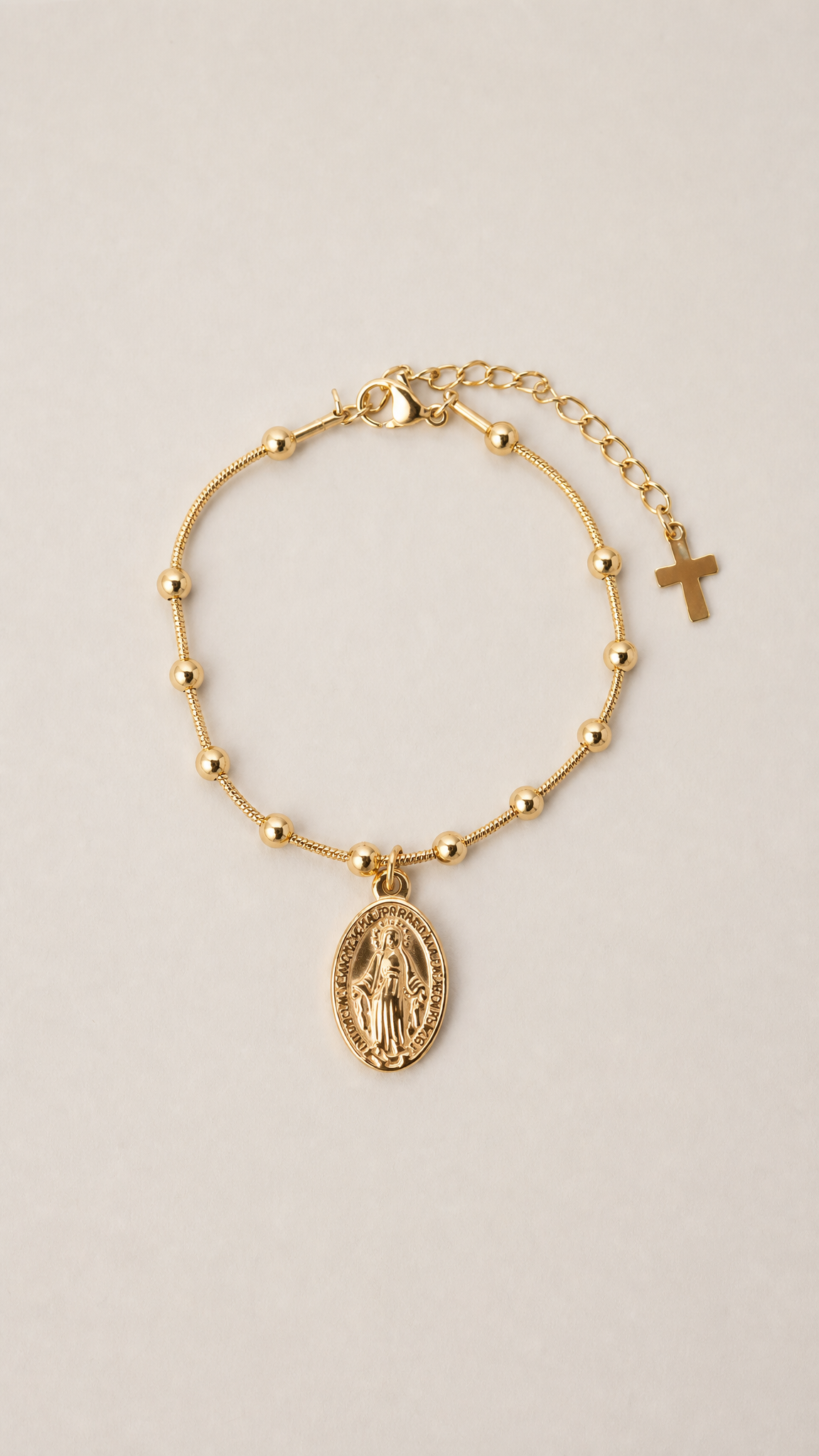 Blessed Grace – Gold Medal Bracelet
