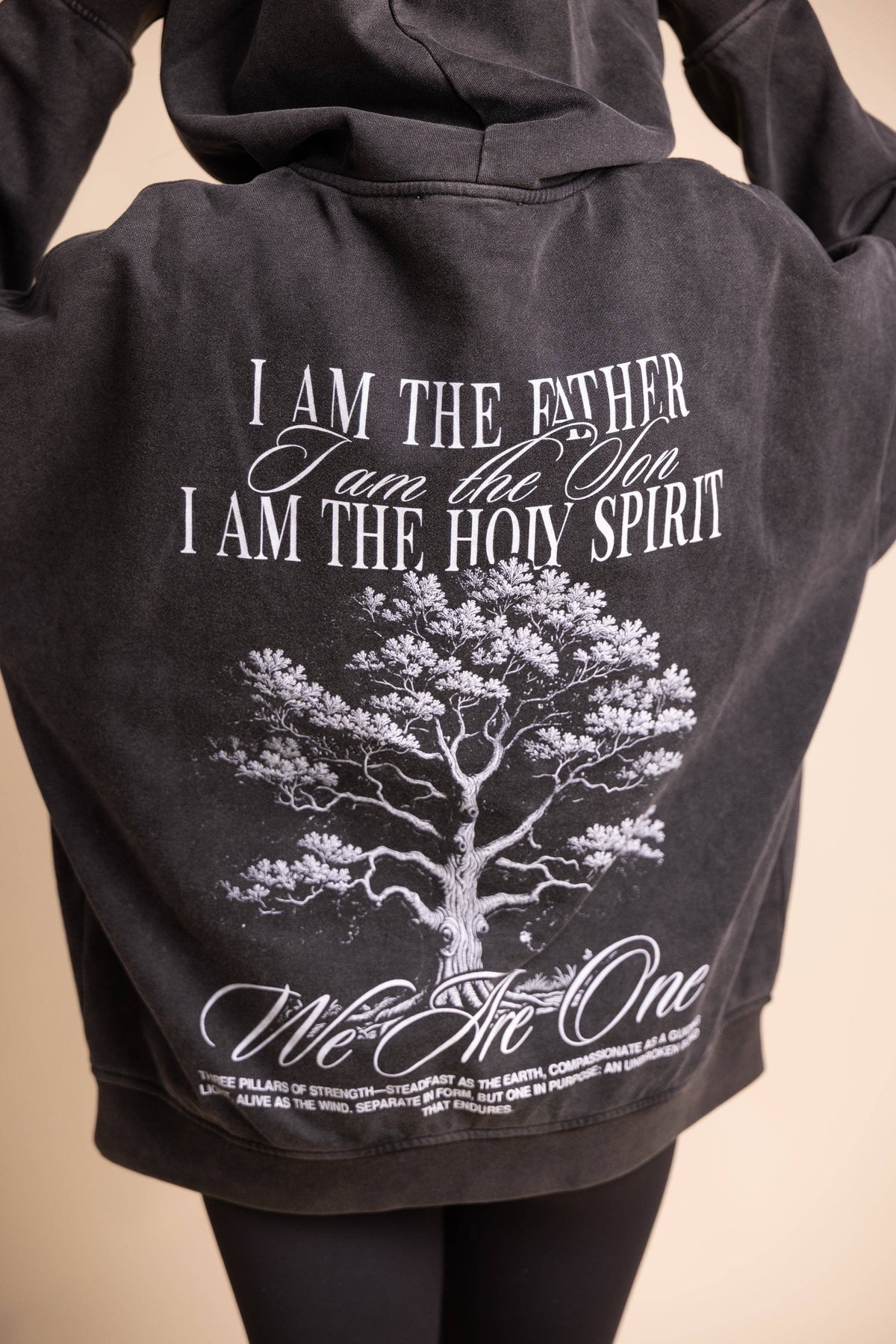 Holy Trinity Oversized Heavyweight Fleece Hoodie
