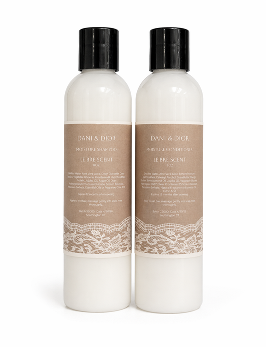 Moisture Shampoo & Conditioner Set – Le Bre Scent (8 oz)